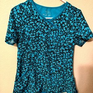 Infinity Cross Scrub Top